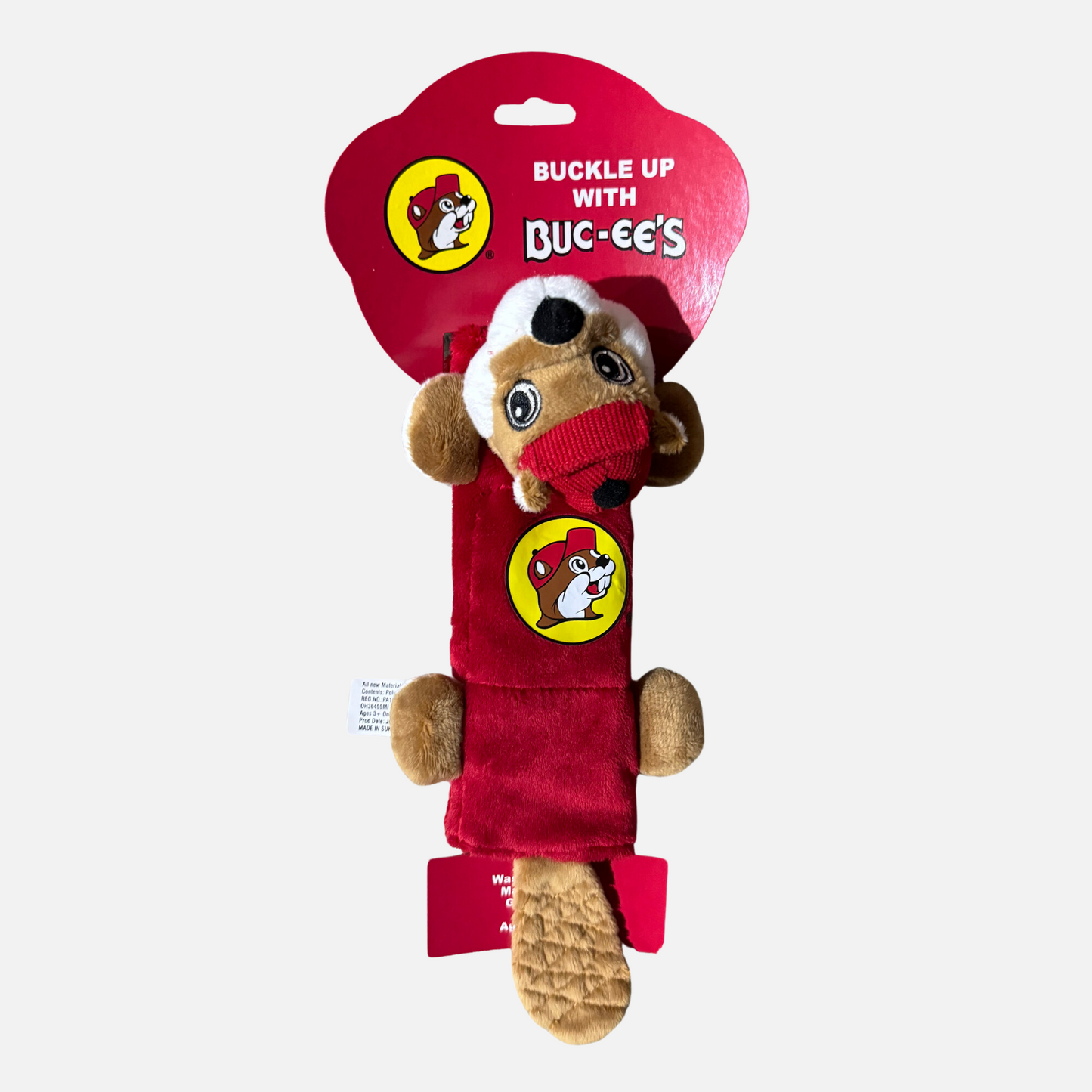 Buc-ee's Beaver Seatbelt Cover, Buckle Up With Buc-ee's!