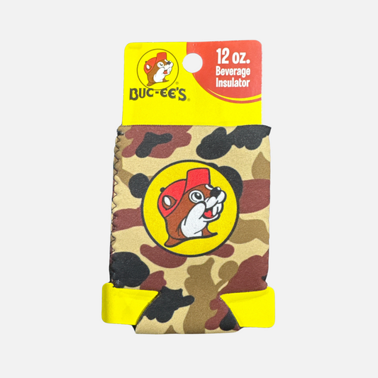 Buc-ee's Camo Can Koozies - Beverage Insulator