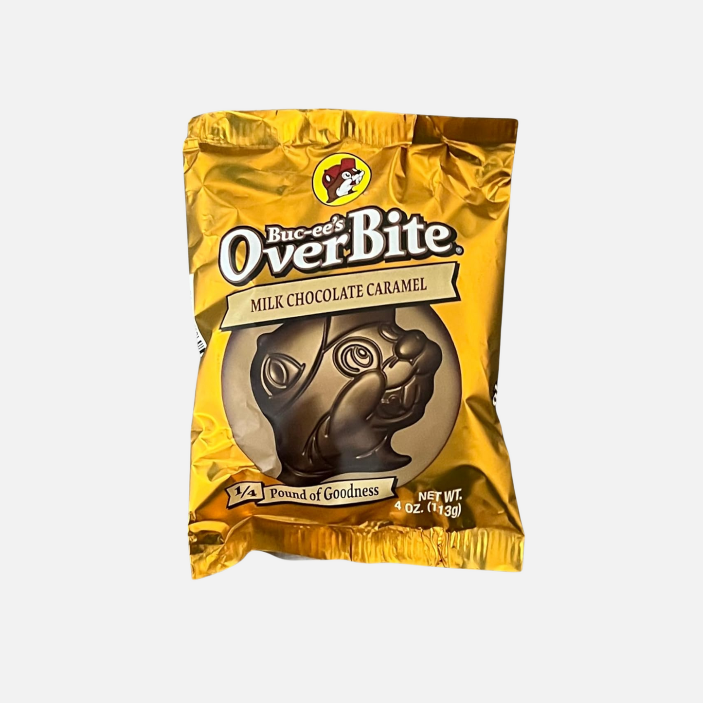 Buc-ee's Overbite Milk Chocolate Caramel 4 oz