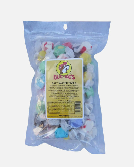 Buc-ee's Assorted Salt Water Taffy 12oz resealable bag