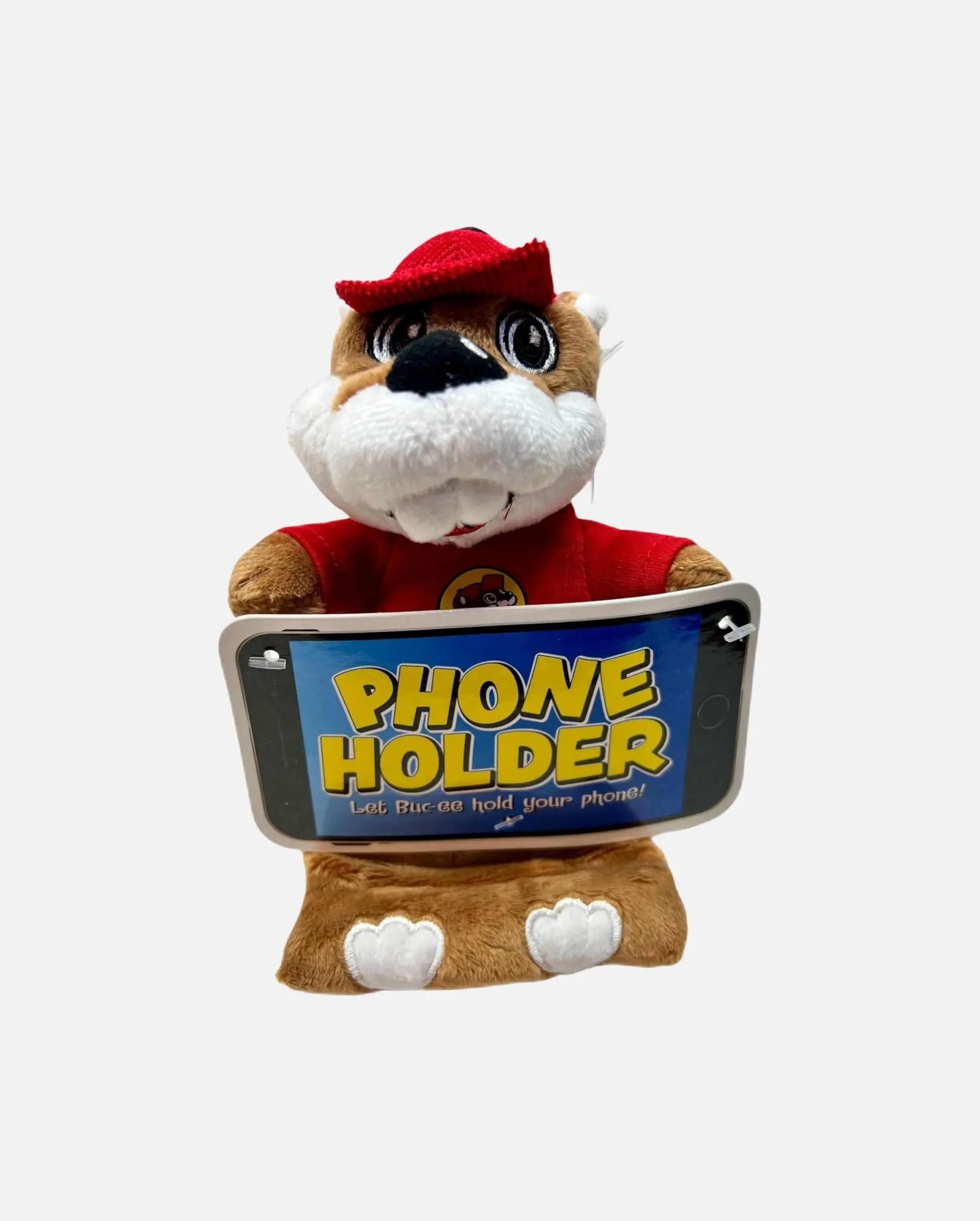 Buc-ee's Phone Holder, The Beaver Stuffed Toy Phone Stand 6"