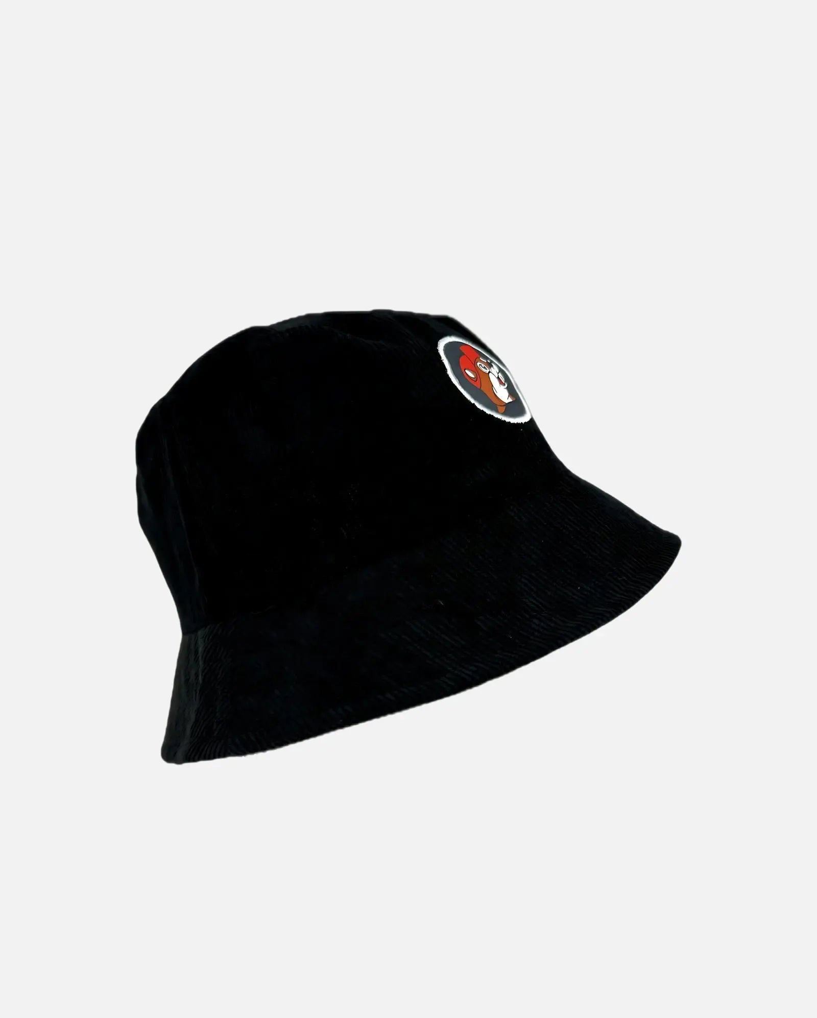 Buc-ee's Black Corduroy Bucket Hat side view