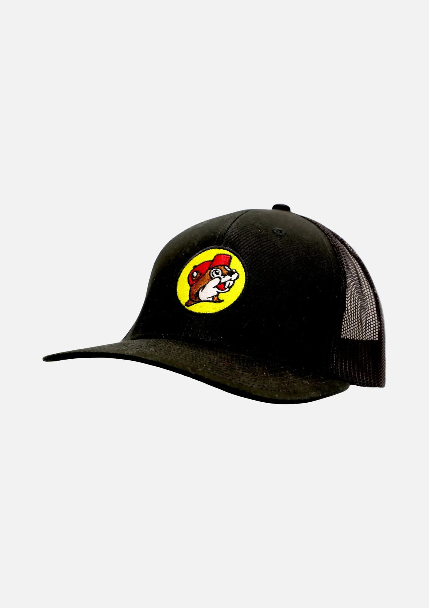 Buc-ee's Black Snapback Trucker Hat, Beaver Logo