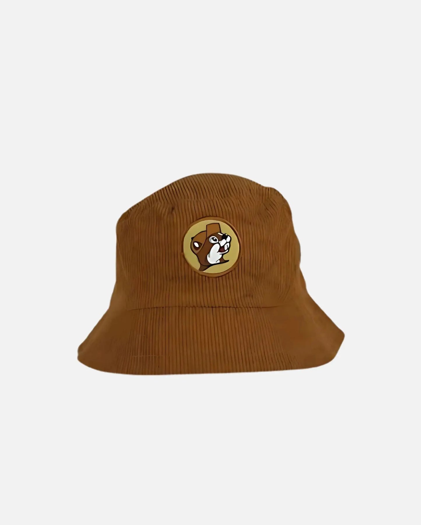 Buc-ee's Brown Corduroy Bucket Hat, beaver logo