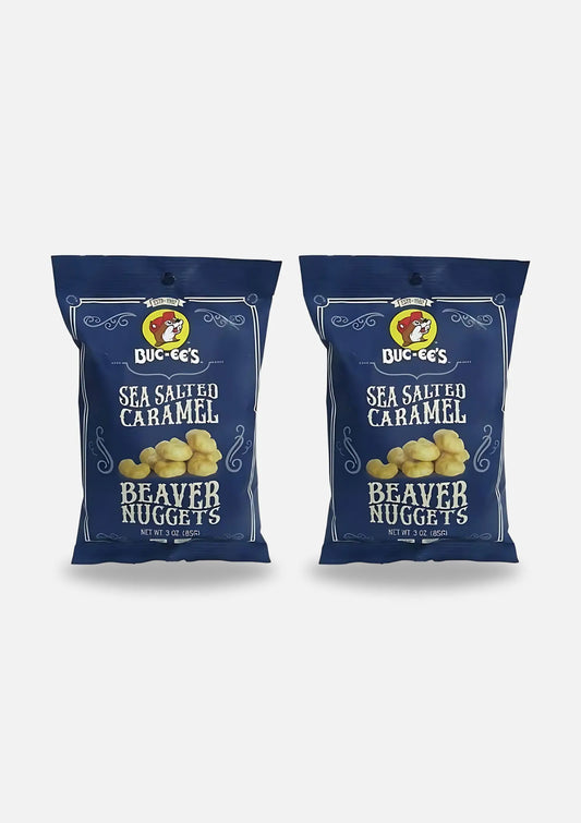 Buc-ee’s Sea Salted Caramel Beaver Nuggets 3oz - Pack of 2