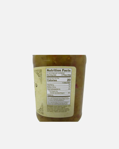 Buc-ee's Chow Chow Relish Nutrition Facts