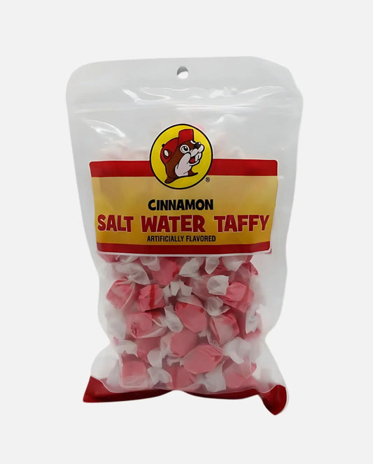 Buc-ee's Cinnamon Salt Water Taffy Artificially Flavored 12oz resealable bag