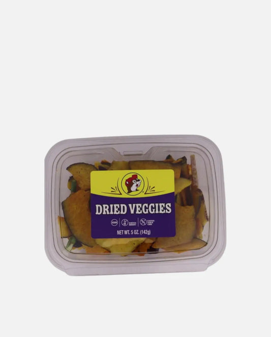 Buc-ee's Dried Veggies - Crispy Dried Vegetables Chips 5oz tub