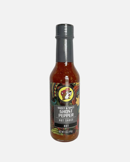 Buc-ee's Sweet & Spicy Ghost Pepper Hot Sauce - Hot 5oz shaker bottle