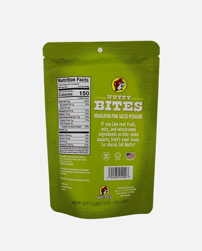 Buc-ee's Himalayan Pink Salted Pistachio Nutty Bites Nutrition Facts