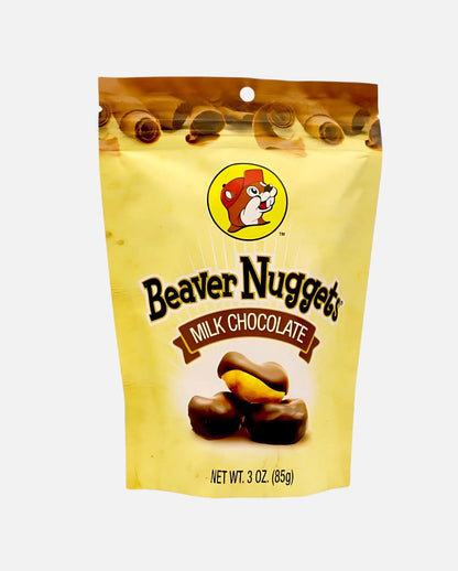 Buc-ee's Milk Chocolate covered Beaver Nuggets 3oz pack