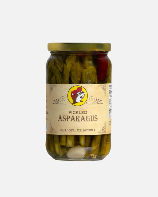 Buc-ee's Pickled Asparagus 16 FL. Oz sealed jar