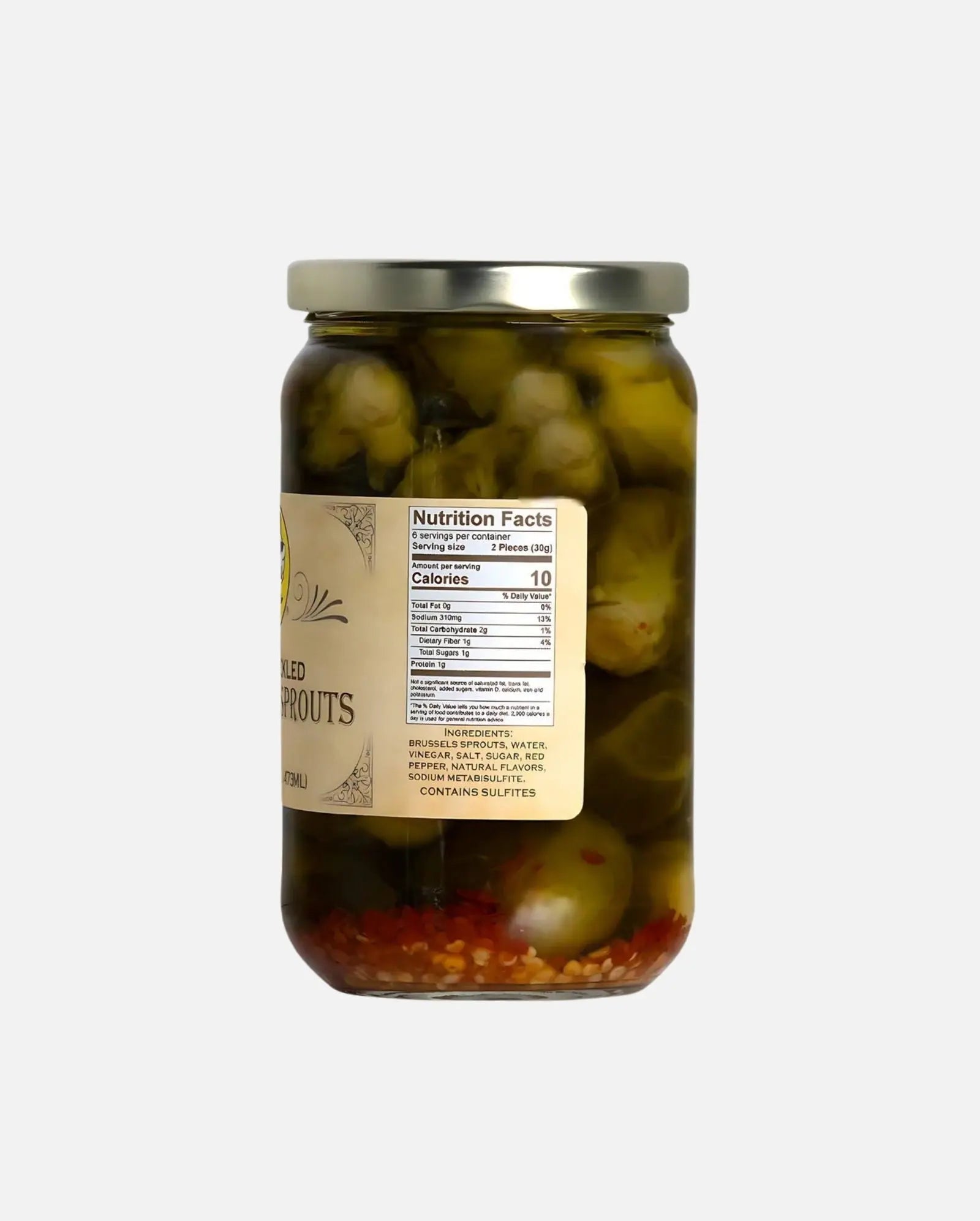 Buc-ee's Spicy Pickled Brussels Sprouts Nutrition Facts