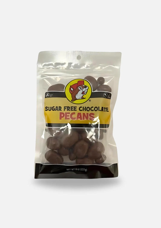 Buc-ee's Sugar Free Chocolate Pecans 8oz resealable bag