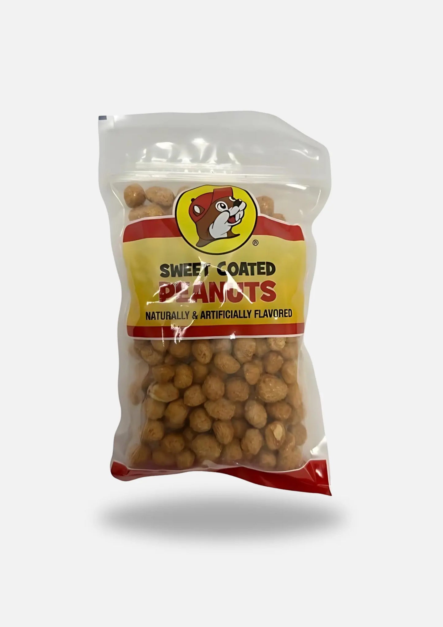 Buc-ee's Sweet Coated Peanuts Naturally and Artificially flavored 12oz resealable bag