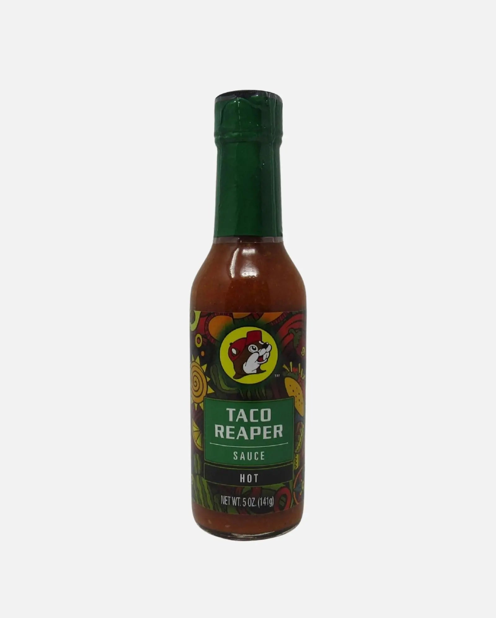 Buc-ee's Taco Reaper Hot Sauce - Hot 5oz shaker bottle