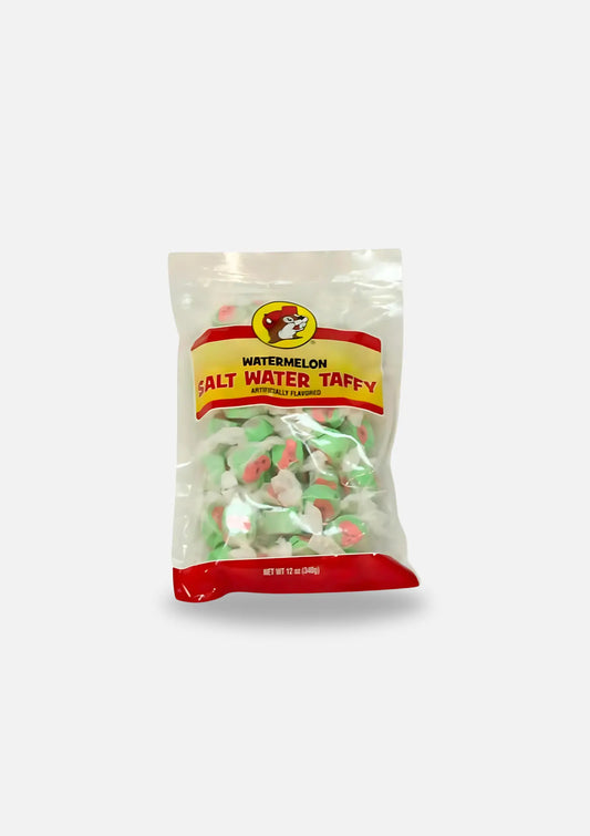 Buc-ee's Watermelon Salt Water Taffy 12oz resealable bag