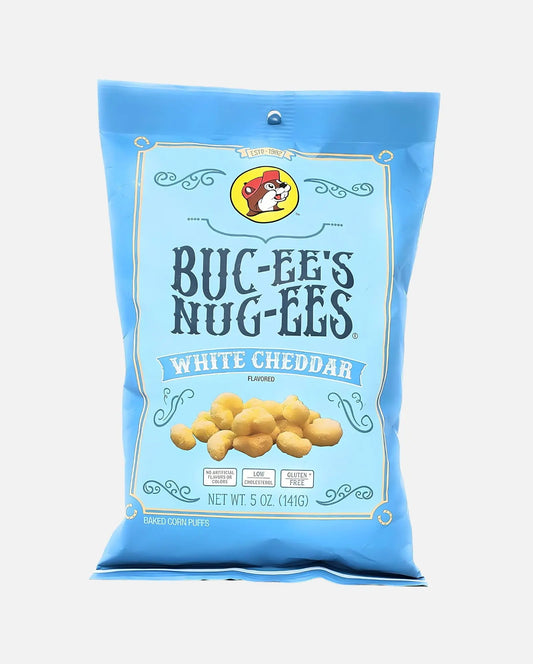 Buc-ee's Nug-ees White Cheddar flavored 5oz bag